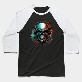 Skull 4 Baseball T-Shirt